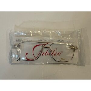 NWT Jubilee 5603 Gold Tone Straight Top AUTHENTIC EYEGLASSES FRAME RX 57-16-150